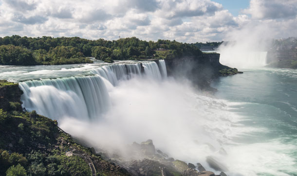 Niagara Falls from USA Landscape View